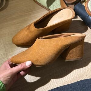 Urban outfitters suede like mules size 6